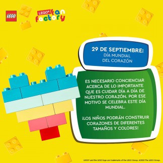 DÍA MUNDIAL DEL CORAZÓN EN NUESTRA LEGO FAN FACTORY