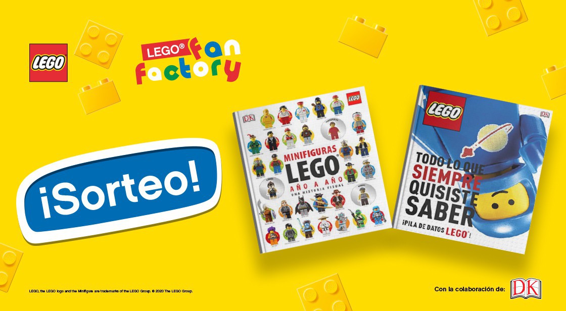¡SORTEAMOS 2 EXCLUSIVOS LIBROS DE LEGO!