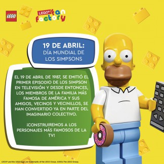 CELEBRA EL DÍA MUNDIAL DE LOS SIMPSONS EN NUESTRA LEGO FAN FACTORY
