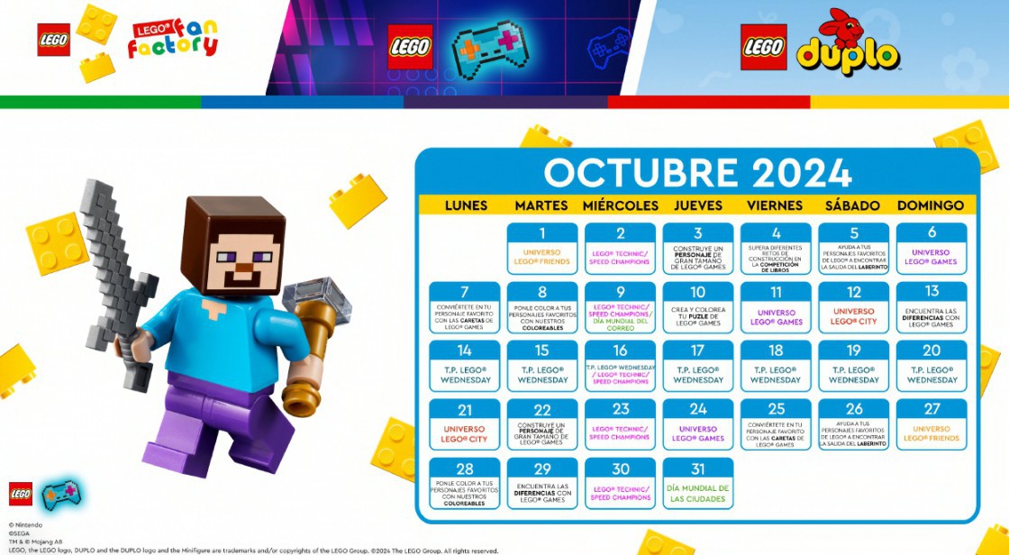 ¡VEN A JUGAR A NUESTRA LEGO FAN FACTORY!