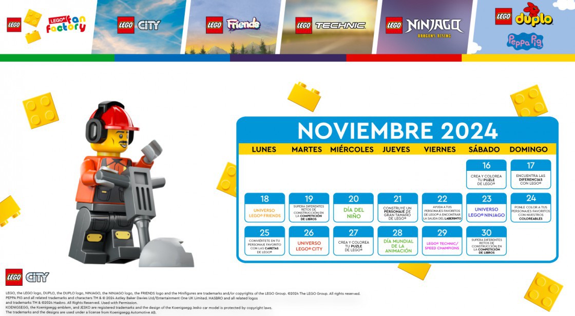 ¡VEN A JUGAR A NUESTRA LEGO FAN FACTORY!