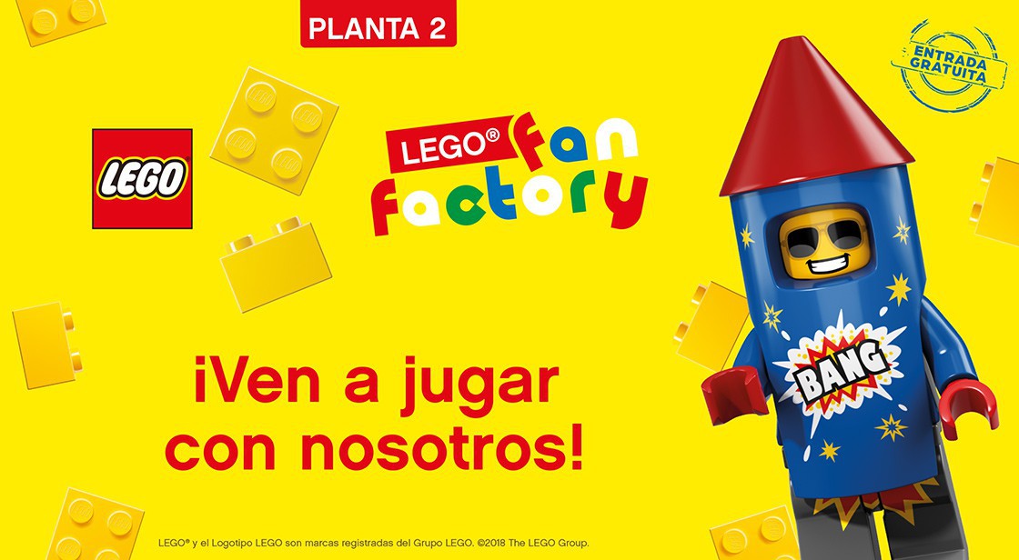 BIENVENIDOS A LEGO FAN FACTORY, UN NUEVO ESPACIO DE OCIO Y DIVERSIÓN EN EL CENTRO COMERCIAL Y DE OCIO 7 PALMAS