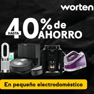 WORTEN: HASTA 40% DE AHORRO EN PEQUEÑOS ELECTRODOMÉSTICOS