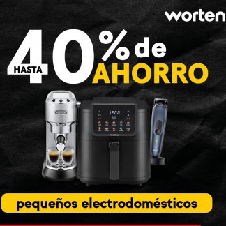 WORTEN: HASTA 40% DE AHORRO EN PEQUEÑOS ELECTRODOMÉSTICOS